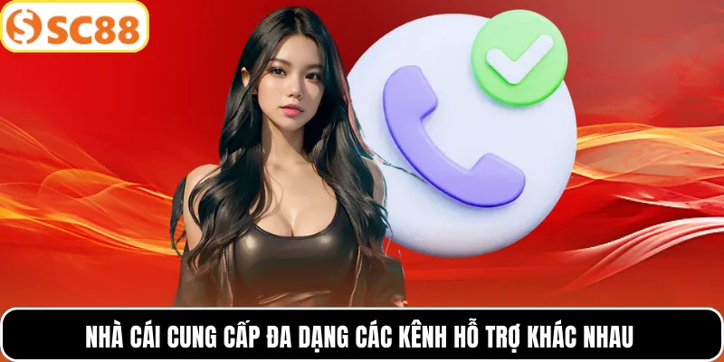 Nhà cái cung cấp đa dạng các kênh hỗ trợ khác nhau